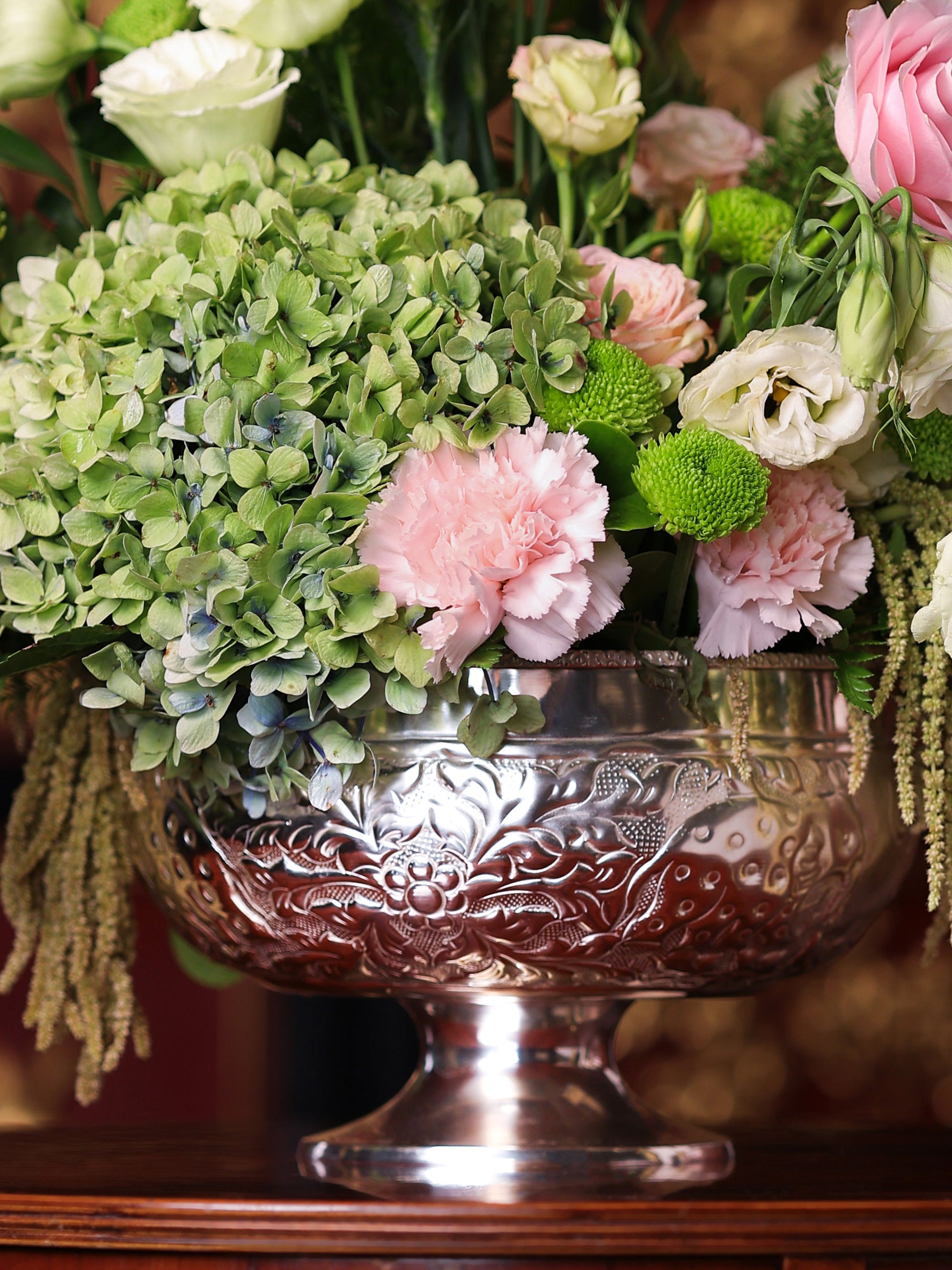 Enchanted Forest Urli/Center Piece - Silver