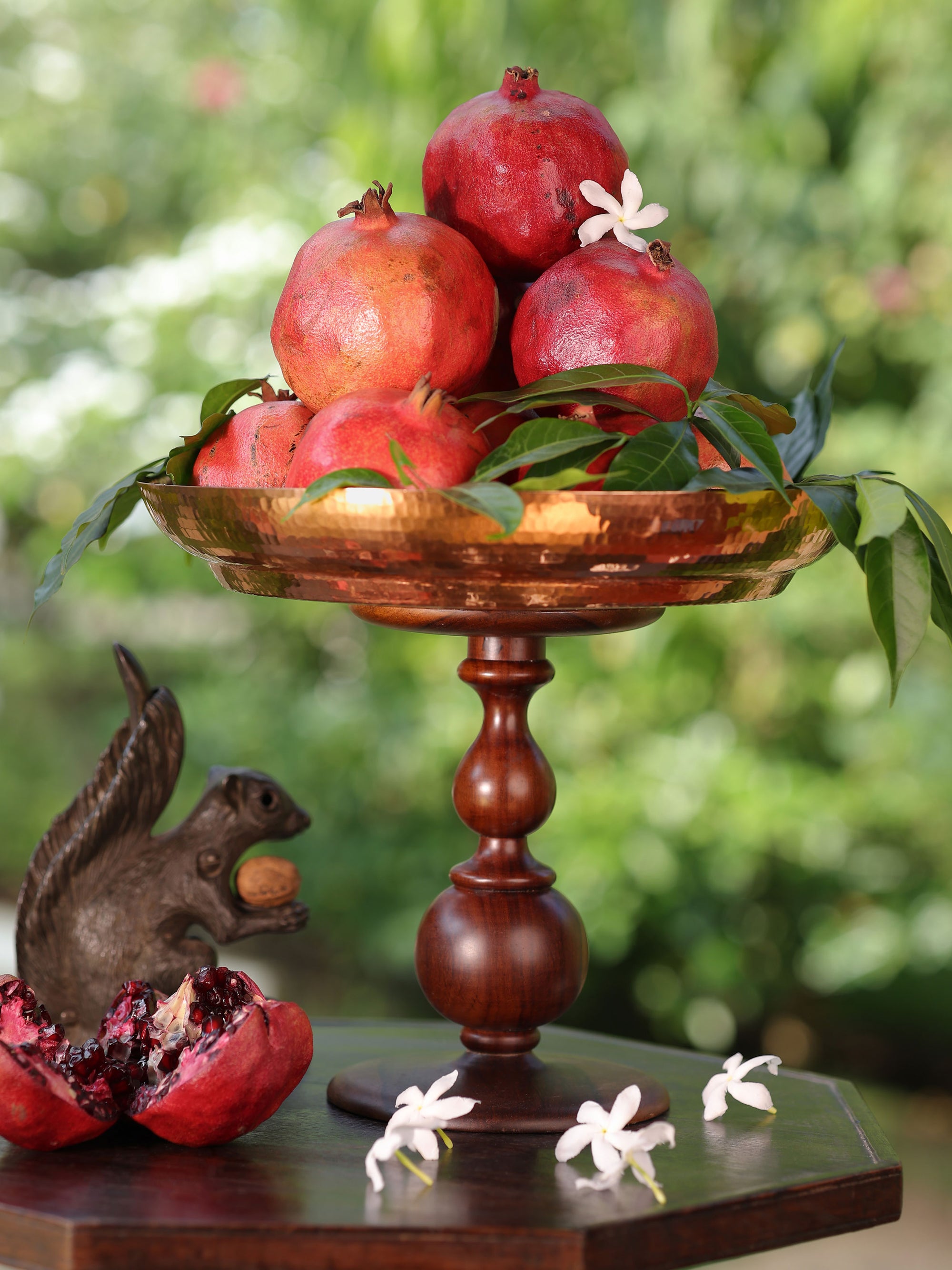 Brass Pillar Serveware