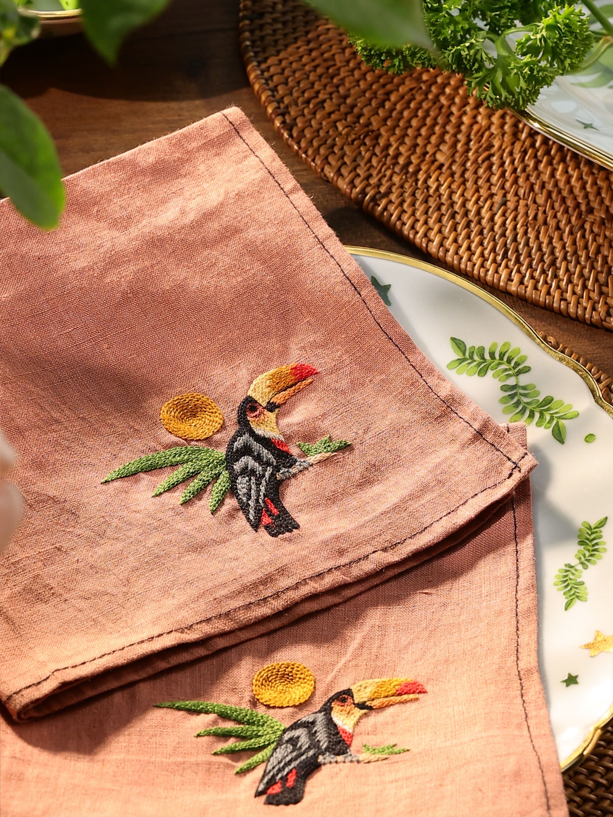 Jungle Sunset - Table Napkins (Set of 2)