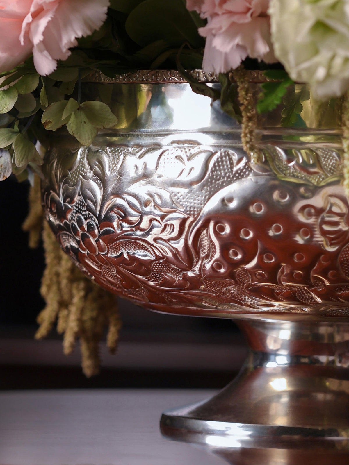 Enchanted Forest Urli/Center Piece - Silver