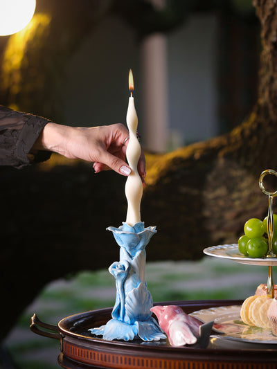 Blue Candle Holder