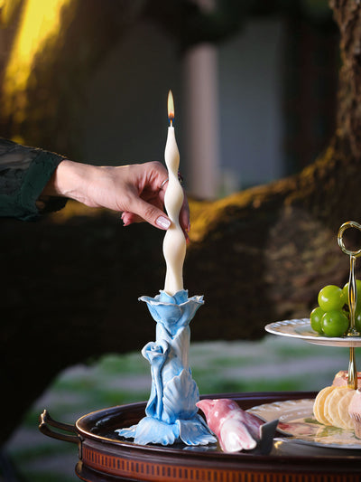 Blue Candle Holder
