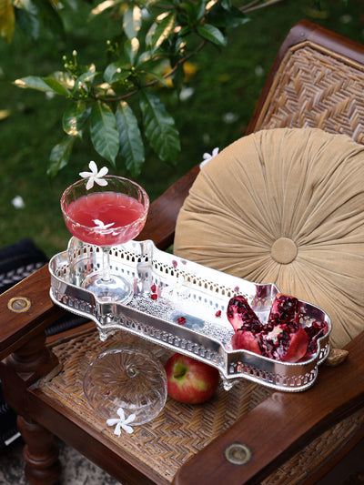 Victorian Rectangular Tray Silver