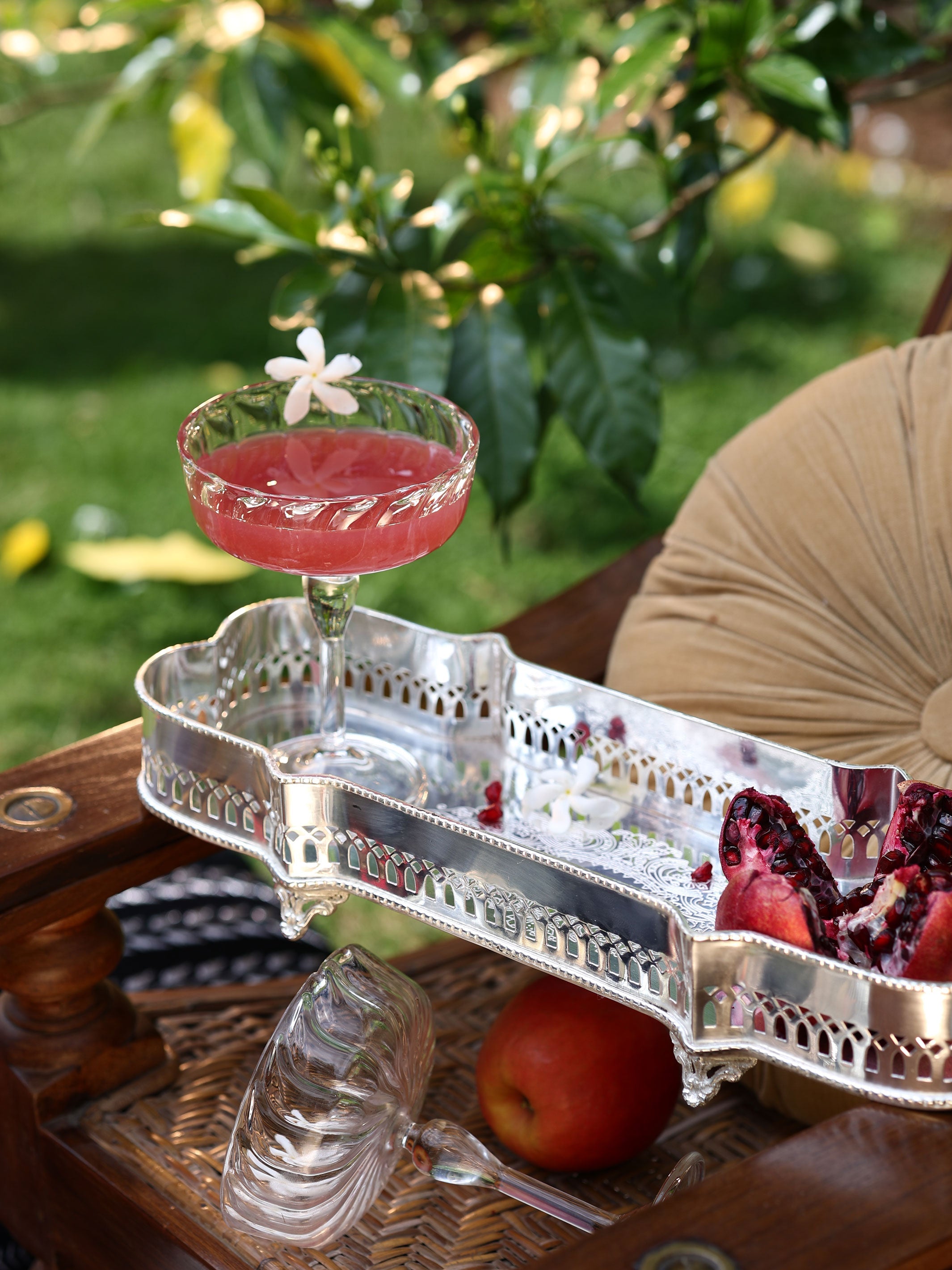 Victorian Rectangular Tray Silver