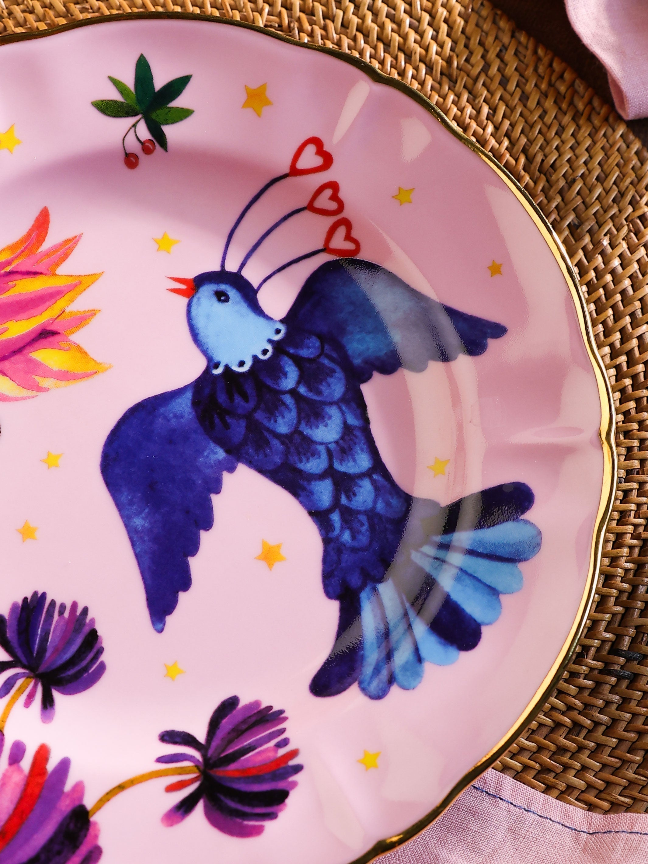Little Bird Dessert Plate