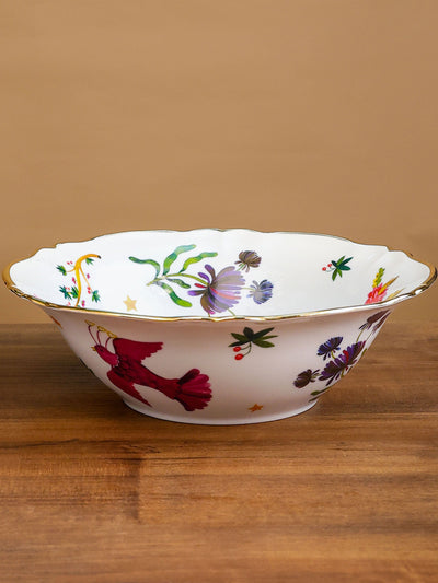 Floral decal Salad Bowl