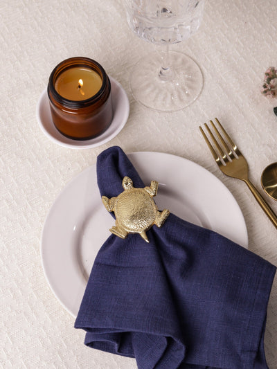 Glimpse Homes Elegant Napkin Rings for Dining Table| Tortoise