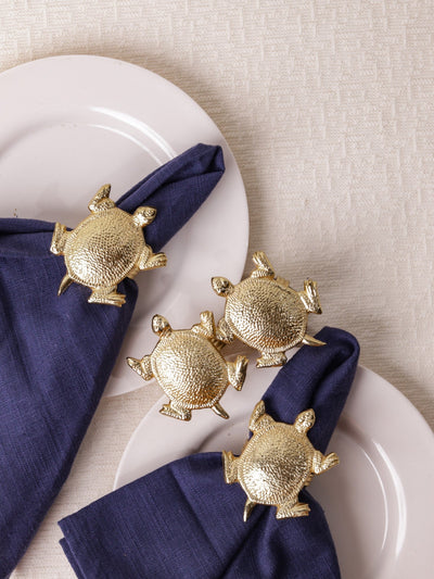 Glimpse Homes Elegant Napkin Rings for Dining Table| Tortoise