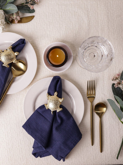 Glimpse Homes Elegant Napkin Rings for Dining Table| Tortoise