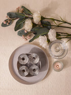 Lotus Leaf Napkin Rings – Silver