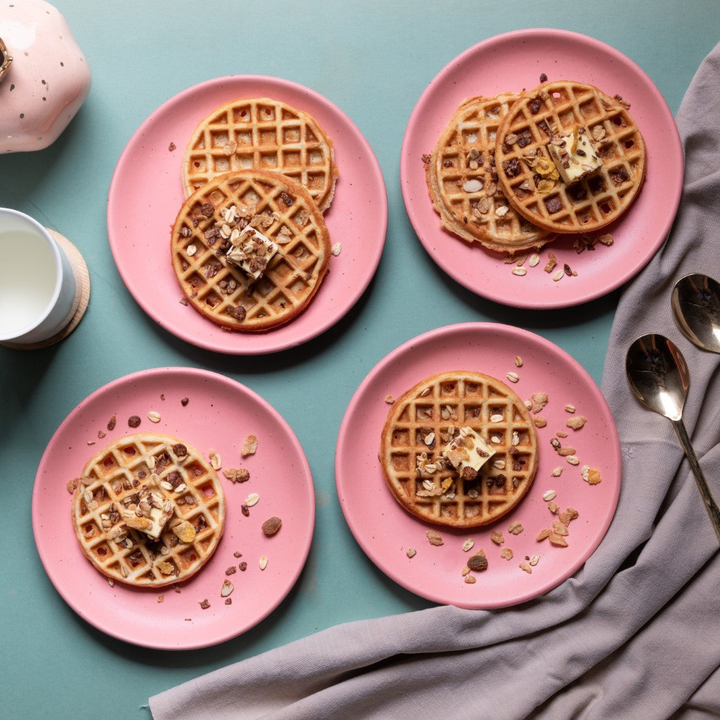 Peony Pink Dessert Plates