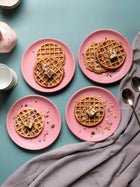 Peony Pink Dessert Plates