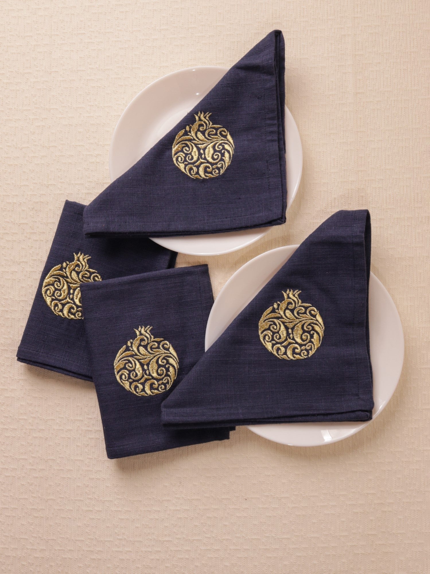Regal Pomegranate Cotton Slub Napkins