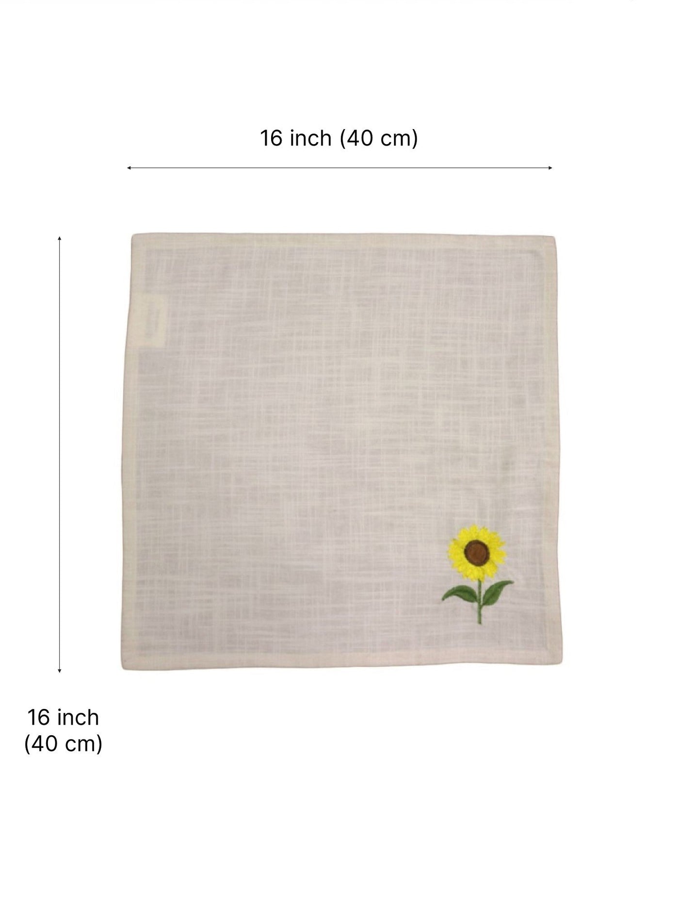 Amber Sunflower Cotton Slub Napkins