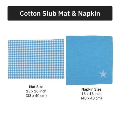 Starfish Soiree Cotton Slub Napkins & Mats Combo