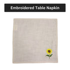 Amber Sunflower Cotton Slub Napkins & Mats Combo