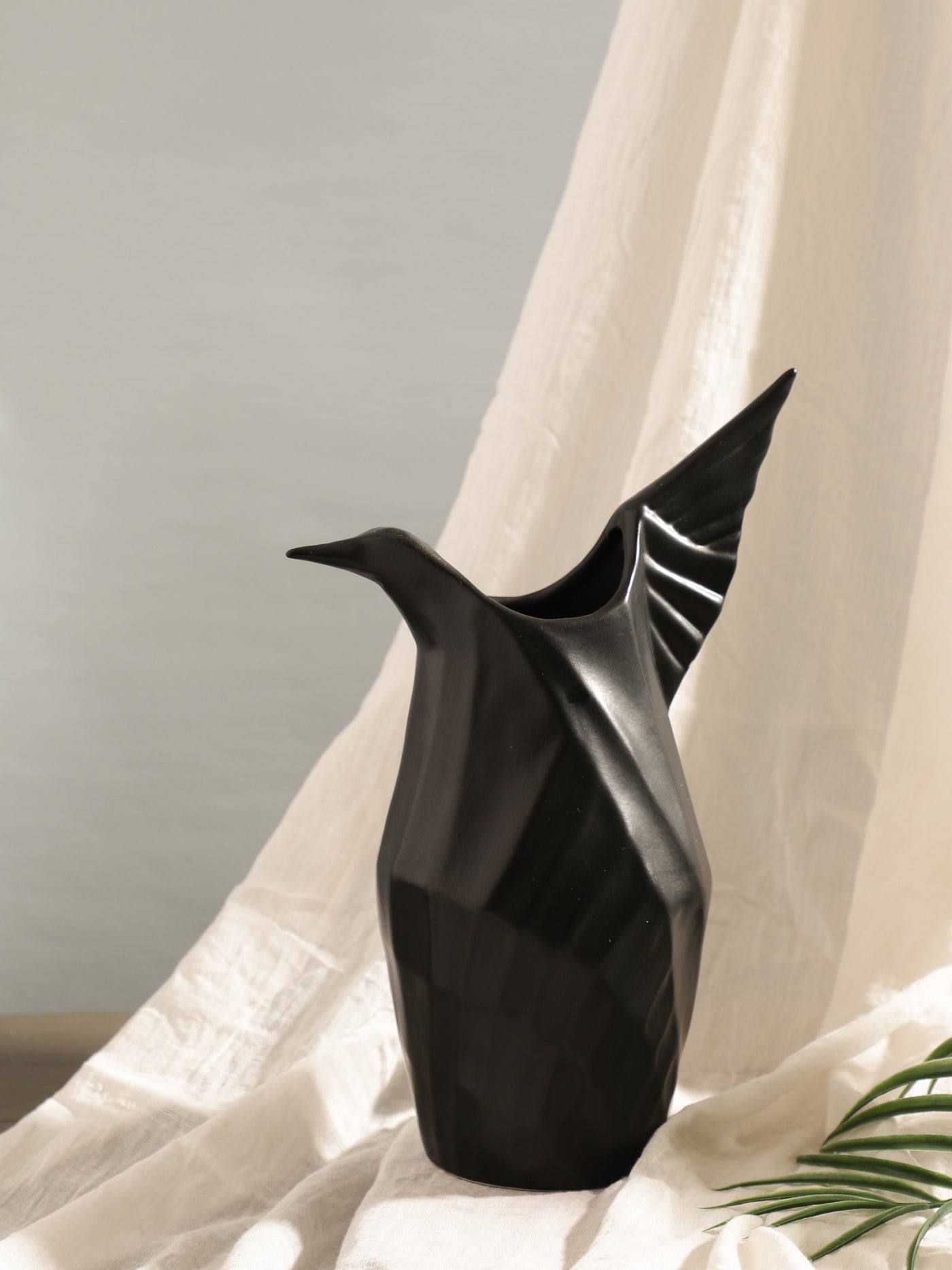 Glimpse Homes Origami Bird Vase | Ceramic Flower Vase | 9 inch