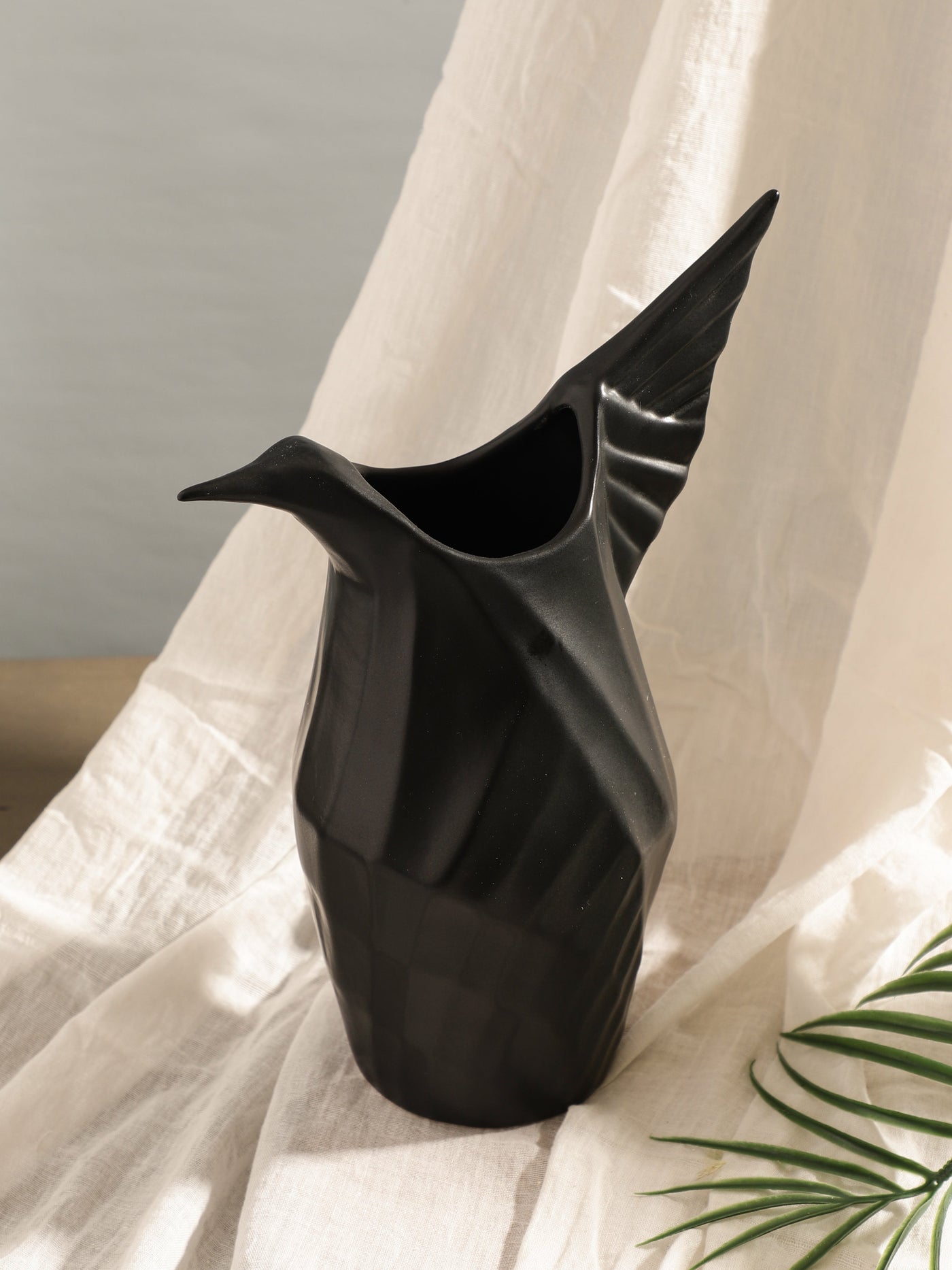 Glimpse Homes Origami Bird Vase | Ceramic Flower Vase | 9 inch