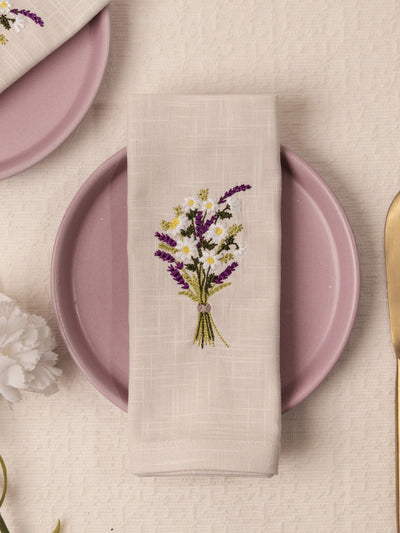 Lavender Bliss Cotton Slub Napkins