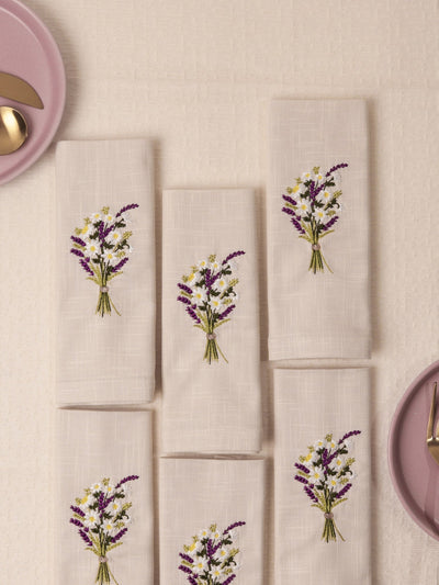 Lavender Bliss Cotton Slub Napkins