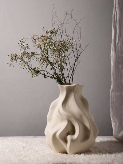 Whispering Waves Ceramic Vase