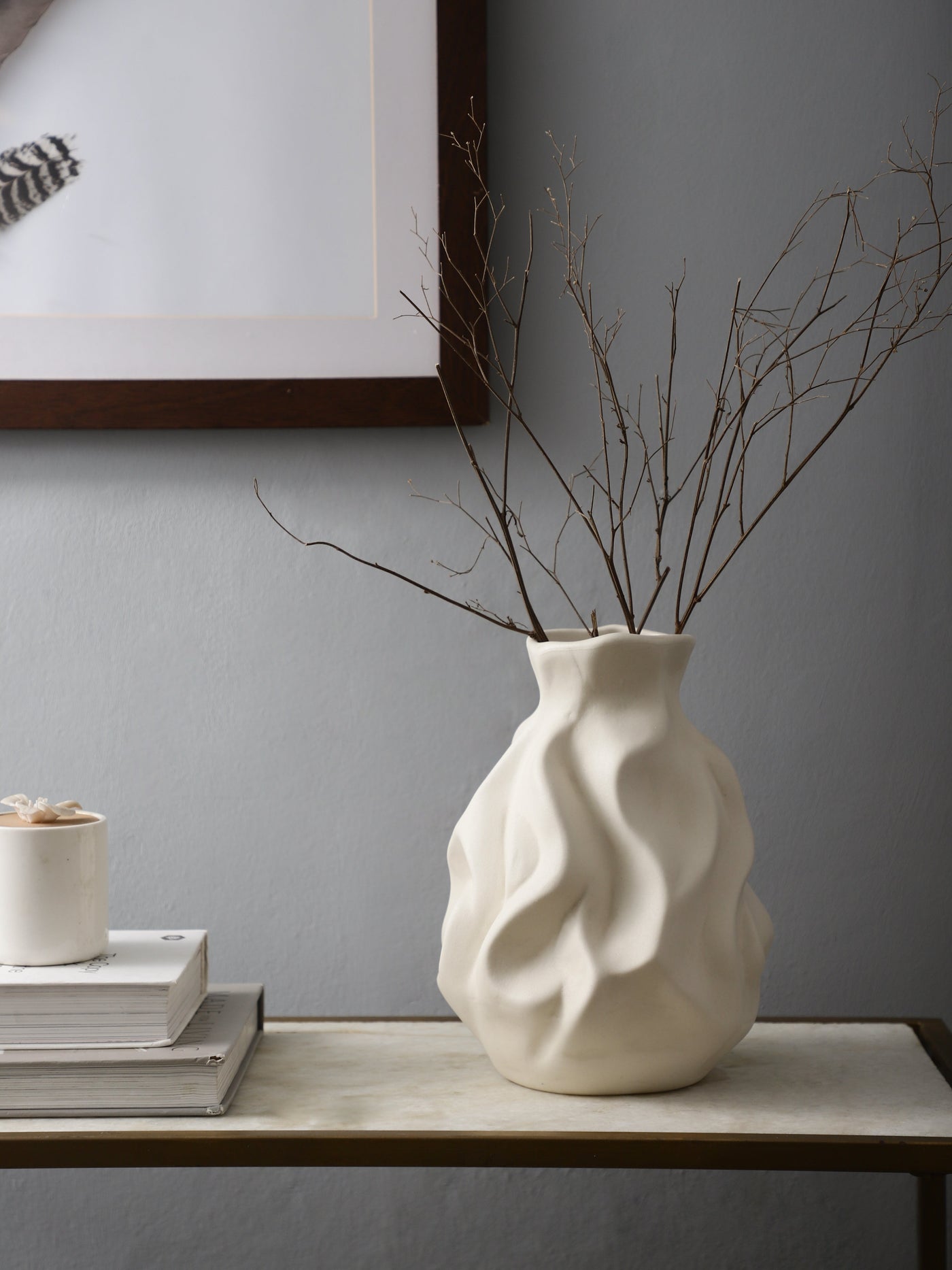 Whispering Waves Ceramic Vase