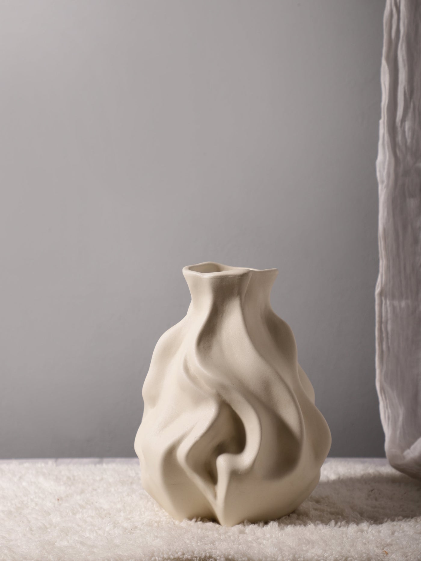 Whispering Waves Ceramic Vase