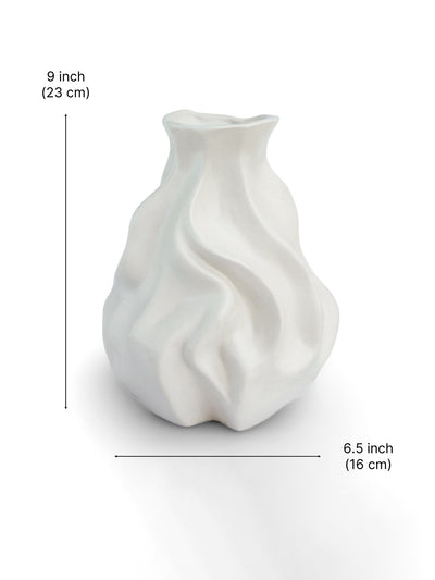 Whispering Waves Ceramic Vase