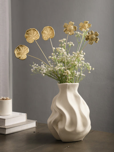 Golden Floral Metal Sticks | SET OF 6