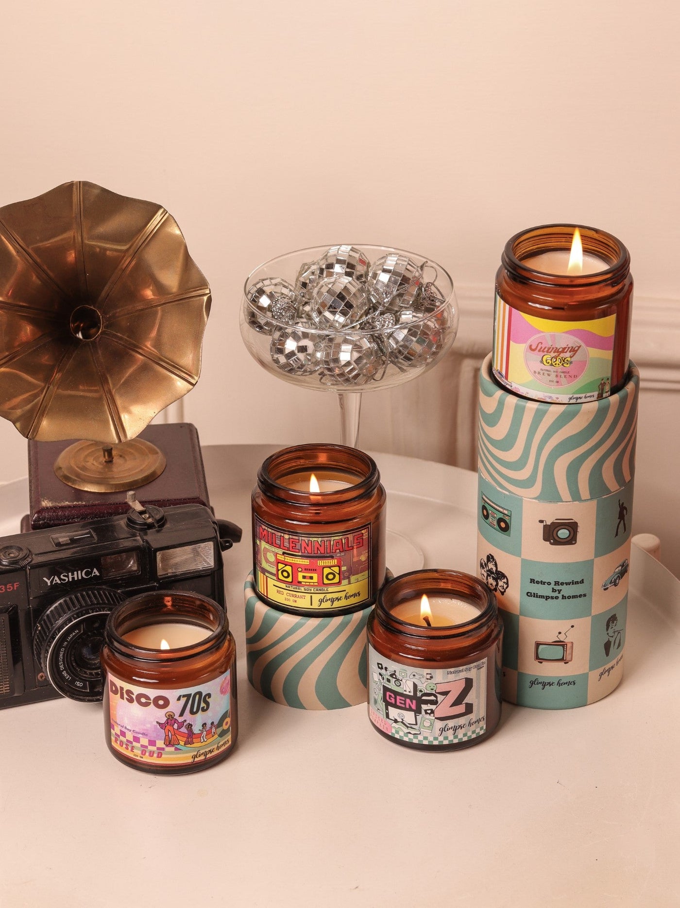 Retro Rewind Candle Collection