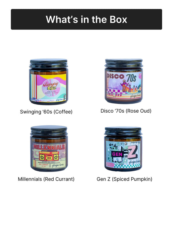 Retro Rewind Candle Collection