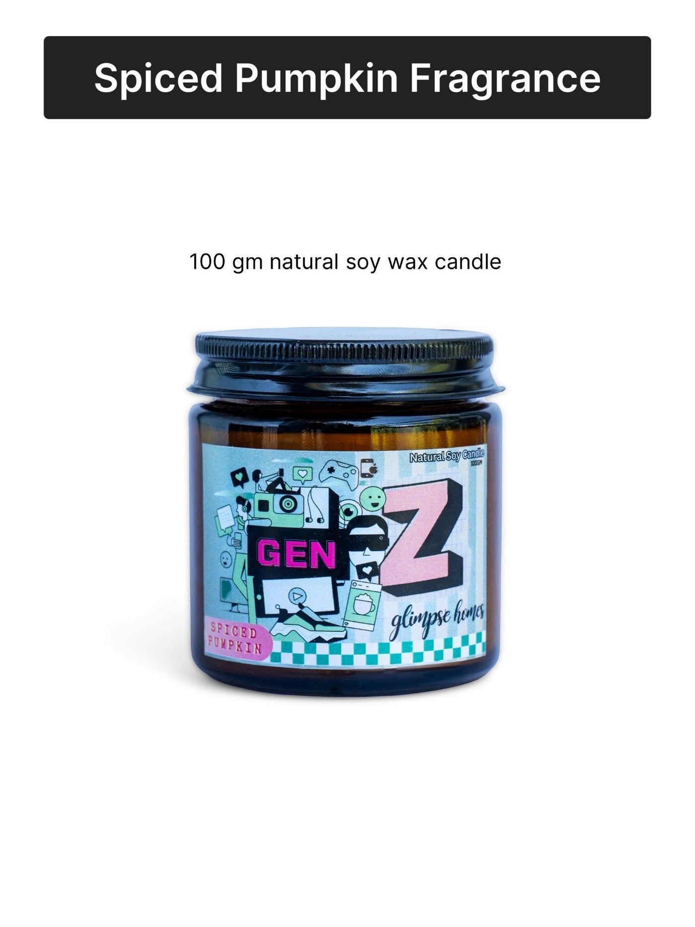 60s Gen Z Retro Rewind Candles | Set of 2