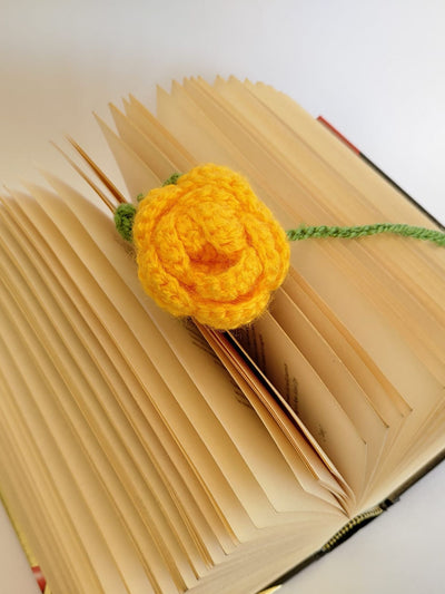 Book mark - Crochet Rose