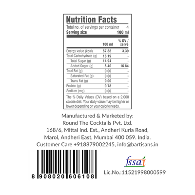 Cocktail Mixer - Indian Summer (4 Serve)