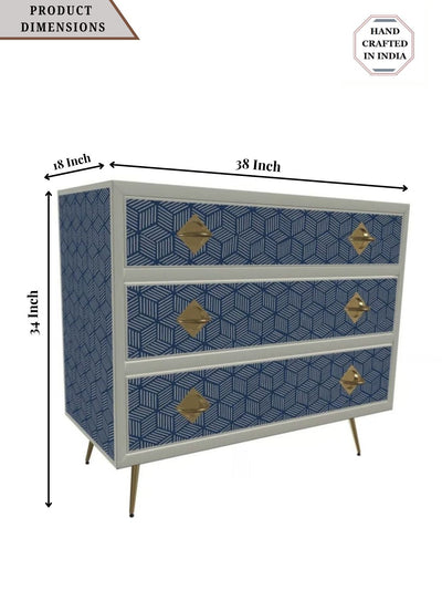 Inlay Chest of Drawers - Geo