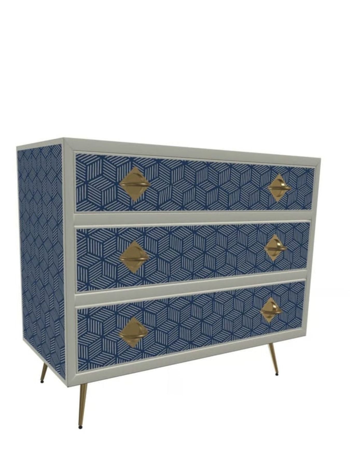 Inlay Chest of Drawers - Geo