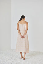 Iris Mosaic Blush Slip Dress