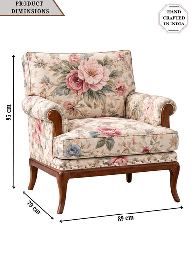 Akira Velvet Fabric Armchairs