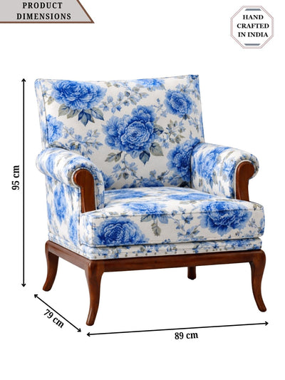 Yutaka Velvet Fabric Armchairs