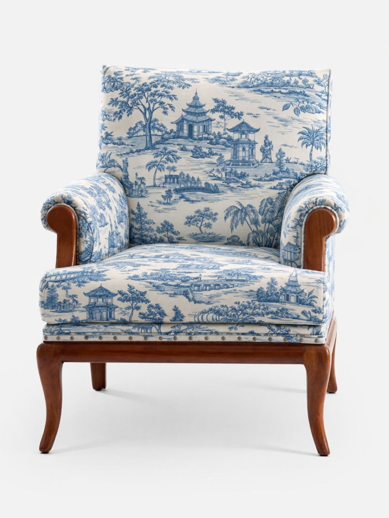 Aurelia Velvet Fabric Armchairs