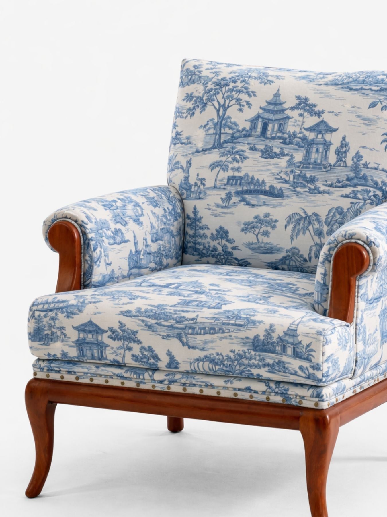 Aurelia Velvet Fabric Armchairs