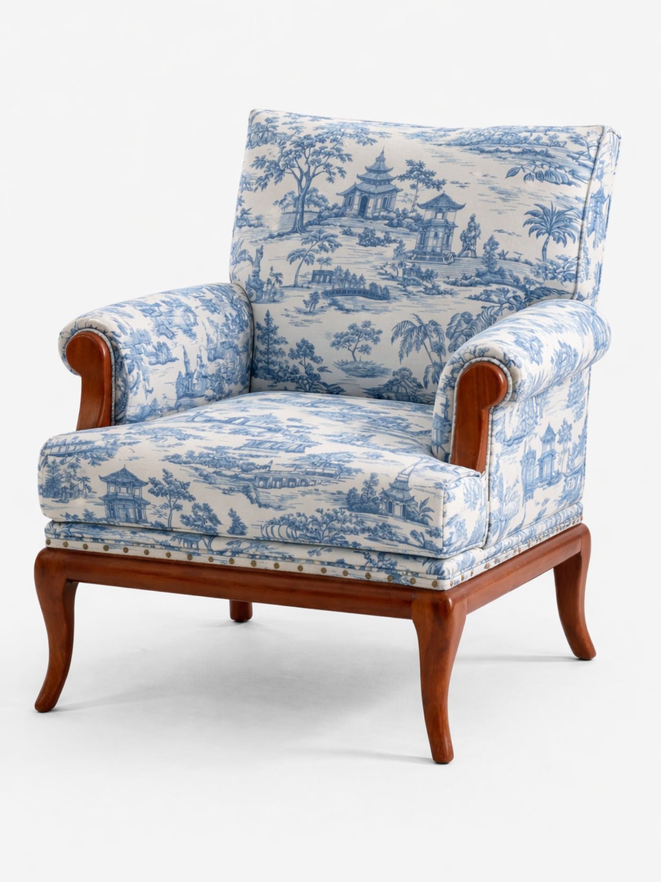 Aurelia Velvet Fabric Armchairs