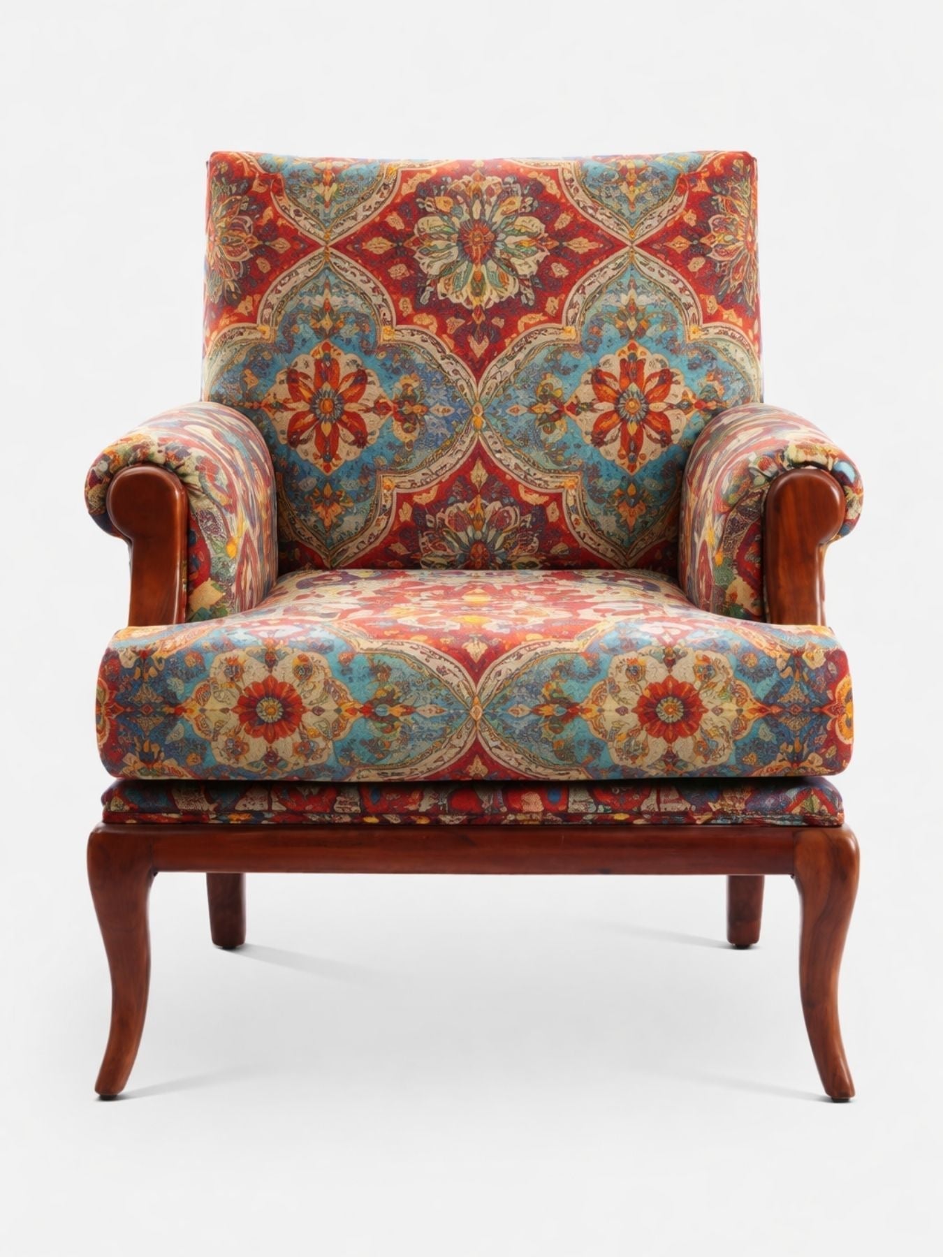 Aristora Velvet Fabric Armchairs