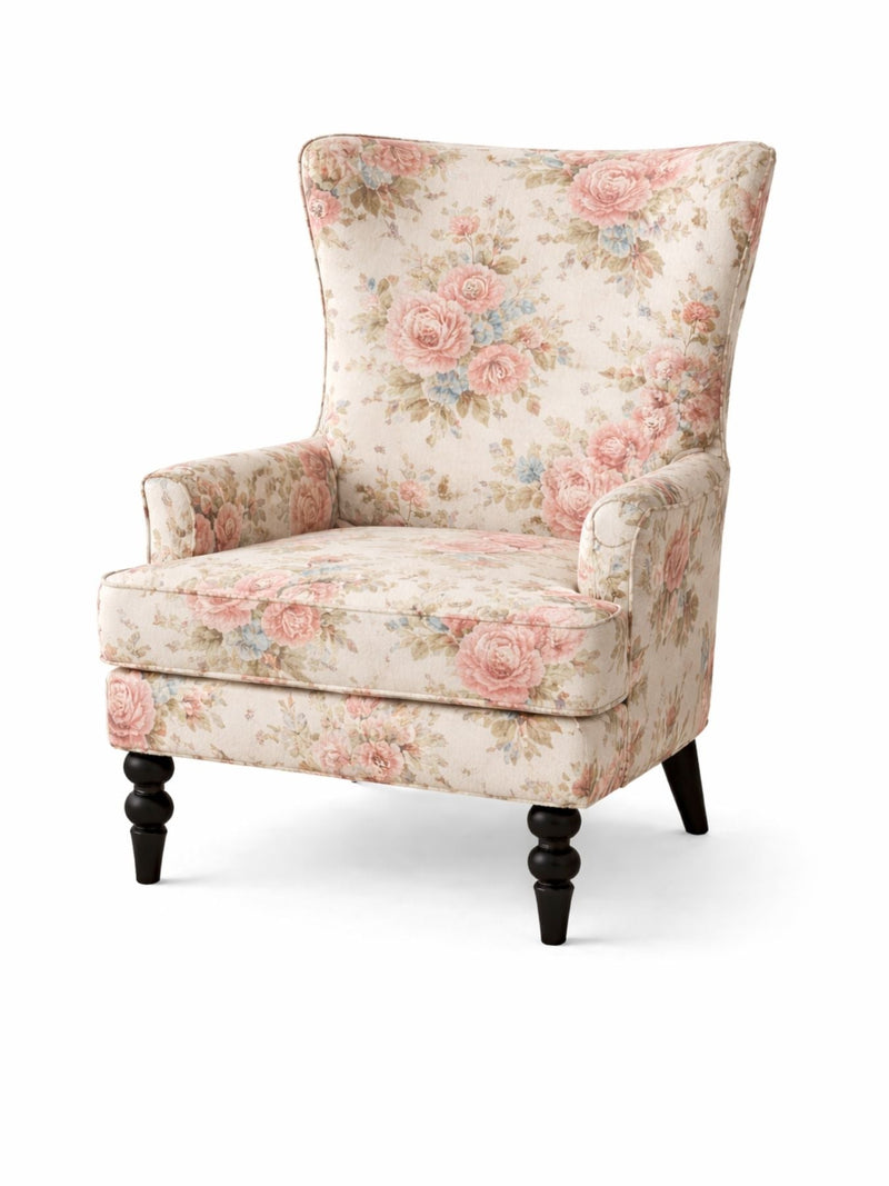 Heritage Blossom Print Armchair