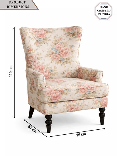 Heritage Blossom Print Armchair