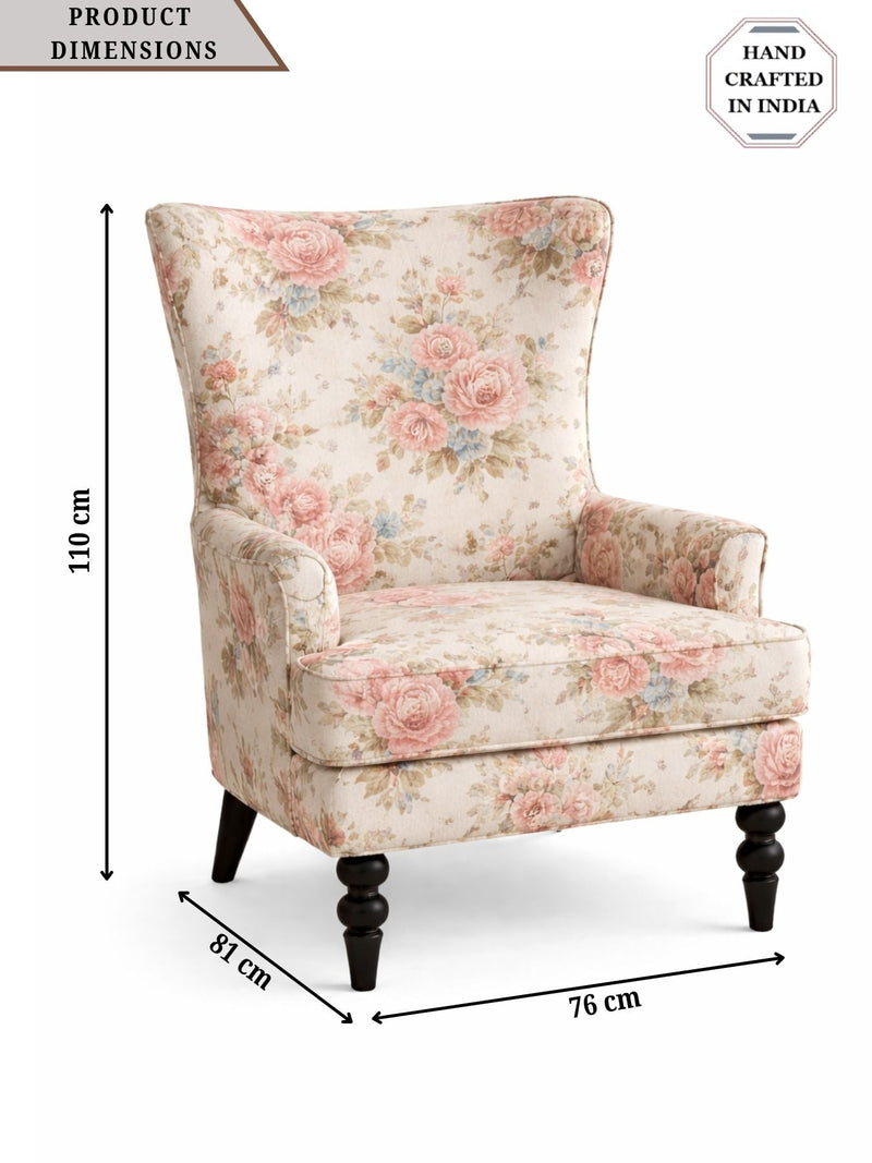 Heritage Blossom Print Armchair