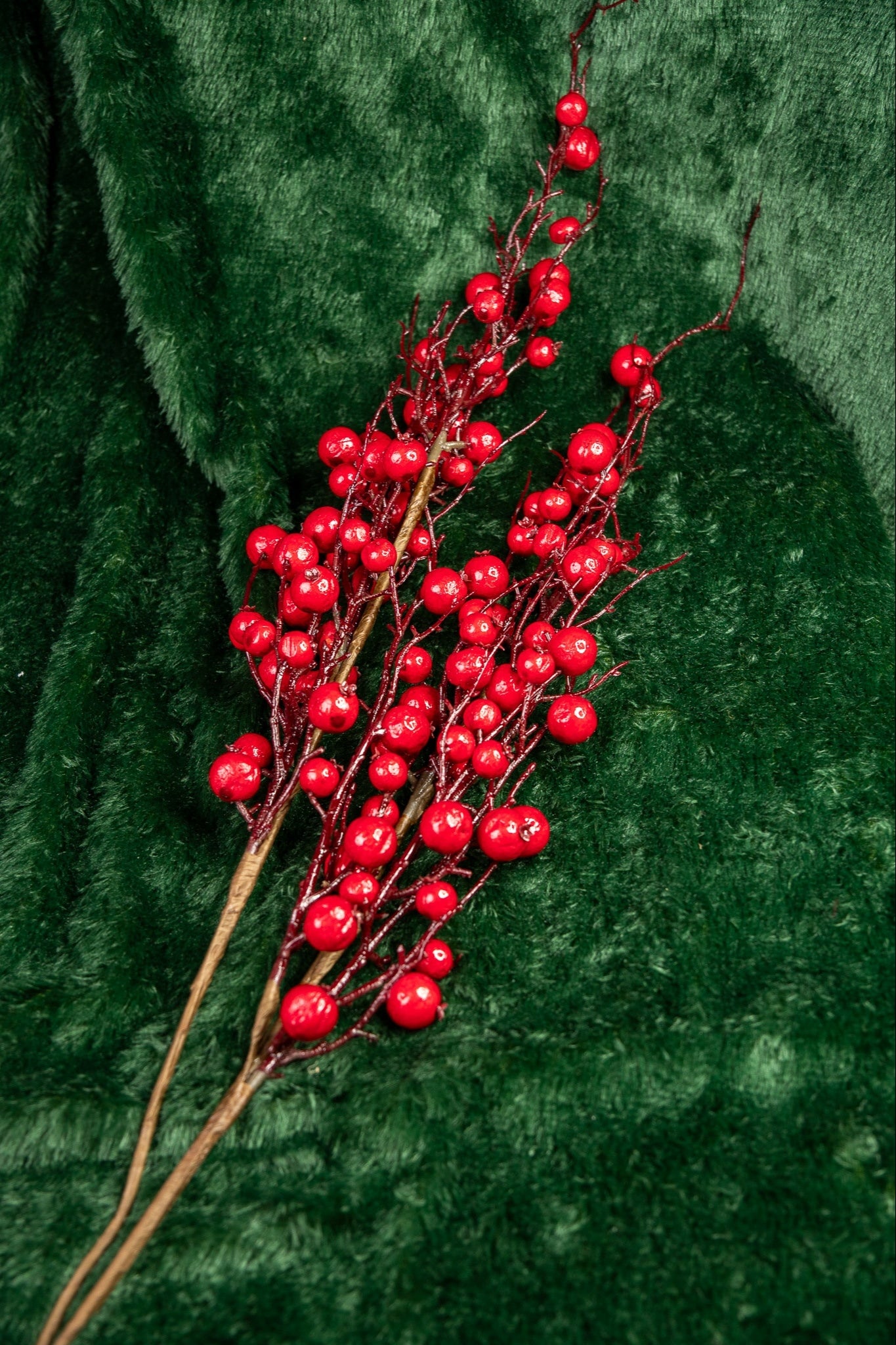 Red Berry Large Decorative Branch
