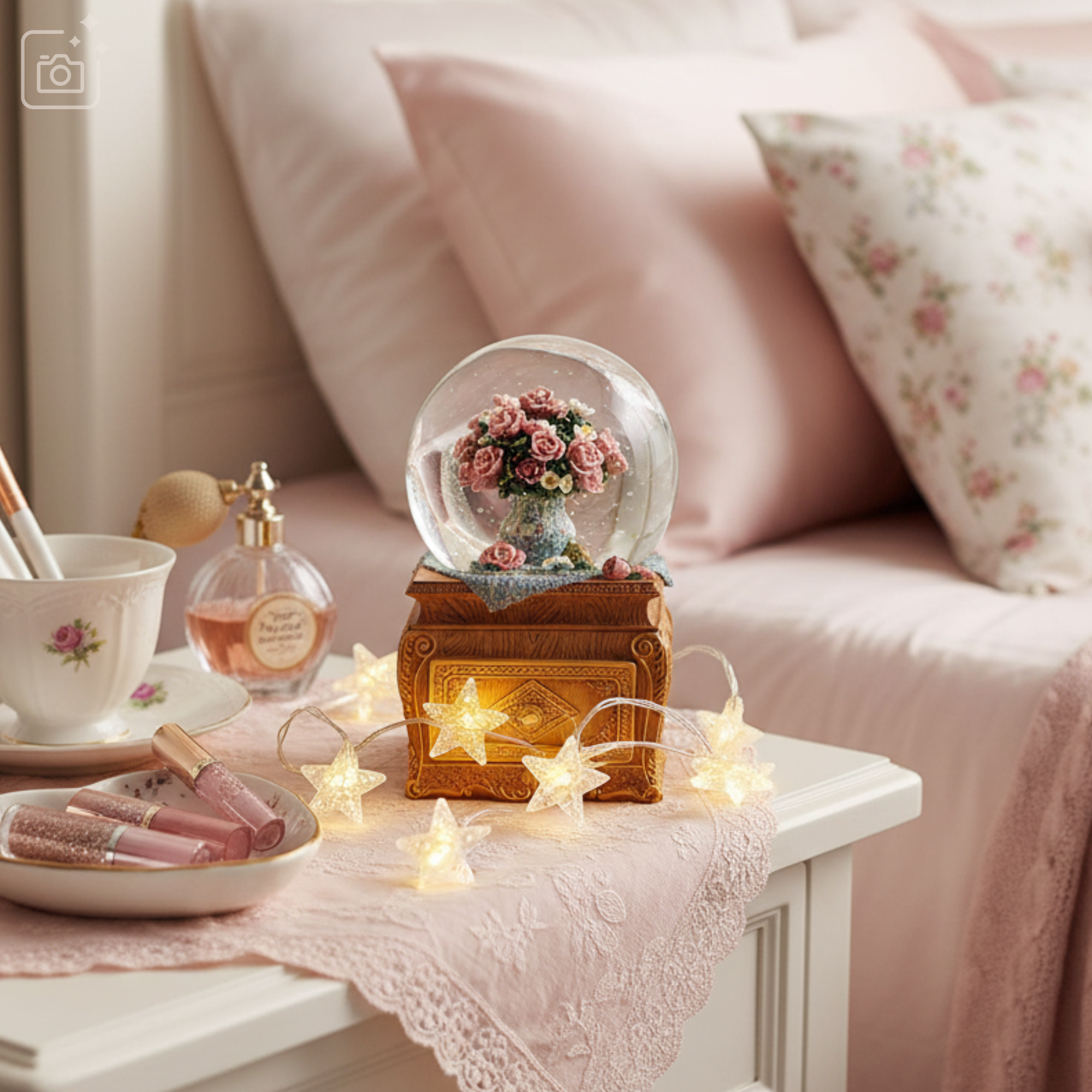 Rose Snow Globe (120MM)