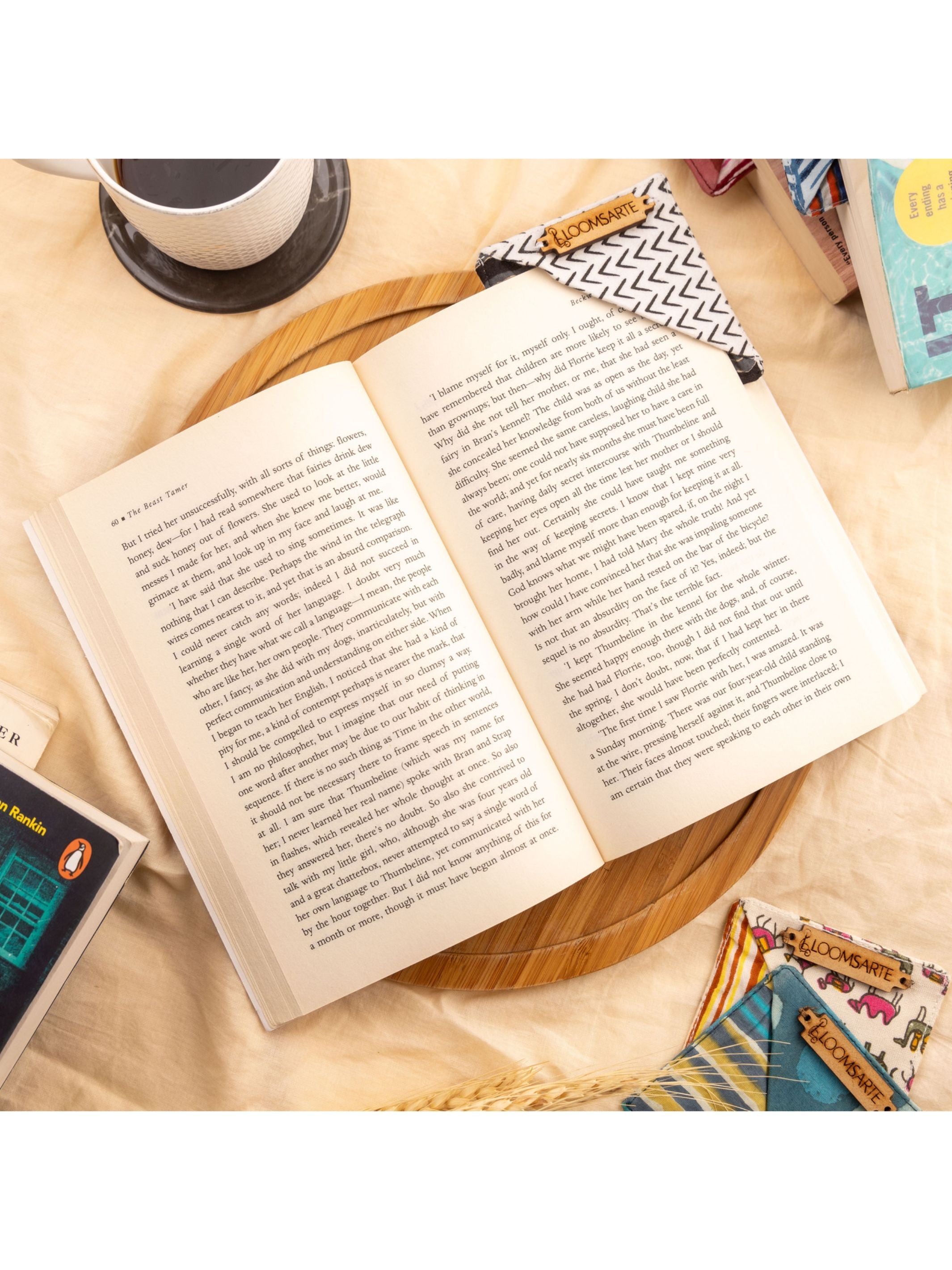 Black & White Square Bookmark