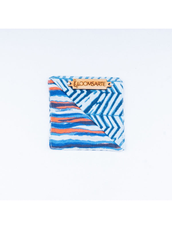 Blue Zebra Square Bookmark